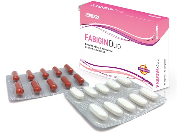 FABIGIN DUO 10 CAPSULE 10 COMPRESSE - Farmacia-flash.it