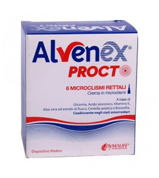 ALVENEX PROCTO MICROCLISMA 6 PEZZI DA 8 G - Farmacia-flash.it