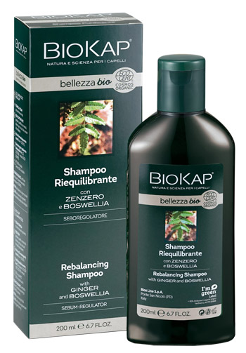 BIOKAP BELLEZZA BIO SHAMPOO RIEQUILIBRANTE COSMOS ECOCERT 200 ML - Farmacia-flash.it