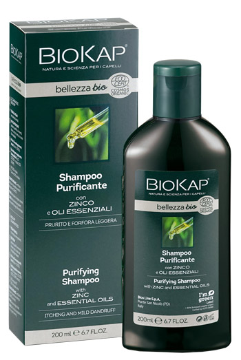 BIOKAP BELLEZZA BIO SHAMPOO PURIFICANTE COSMOS ECOCERT 200 ML - Farmacia-flash.it
