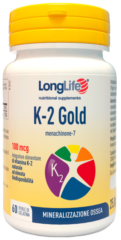 LONGLIFE K-2 GOLD 60 PERLE - Farmacia-flash.it