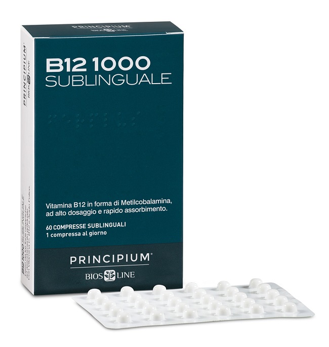 PRINCIPIUM B12 1000 60 COMPRESSE SUBLINGUALI - Farmacia-flash.it