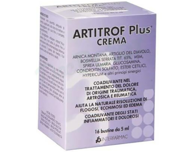 ARTITROF PLUS CREMA 16 BUSTINE DA 5 ML - Farmacia-flash.it
