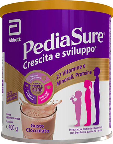 PEDIASURE CRESCITA&SVILUPPO RINFORZA CIOCCOLATO 850 G - Farmacia-flash.it