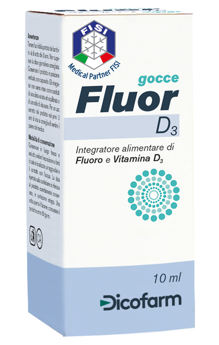 FLUOR D3 GOCCE 10 ML - Farmacia-flash.it