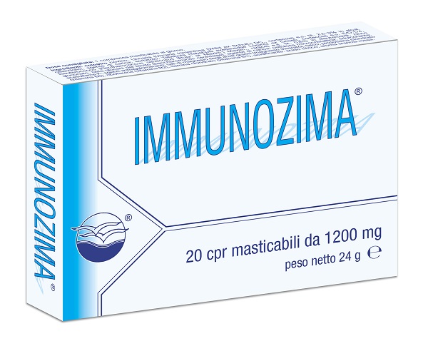 IMMUNOZIMA 20 COMPRESSE MASTICABILI DA 1200 MG - Farmacia-flash.it
