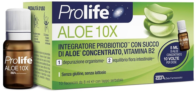 PROLIFE ALOE 10 FLACONI X 8 ML - Farmacia-flash.it