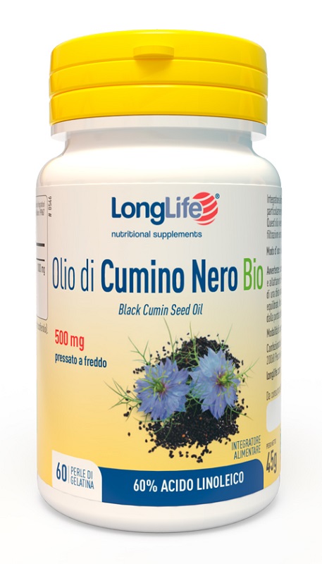 LONGLIFE OLIO CUMINO BIO 60 PERLE - Farmacia-flash.it
