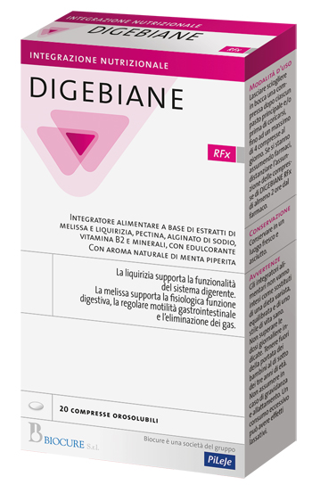 DIGEBIANE RFX 20 COMPRESSE - Farmacia-flash.it