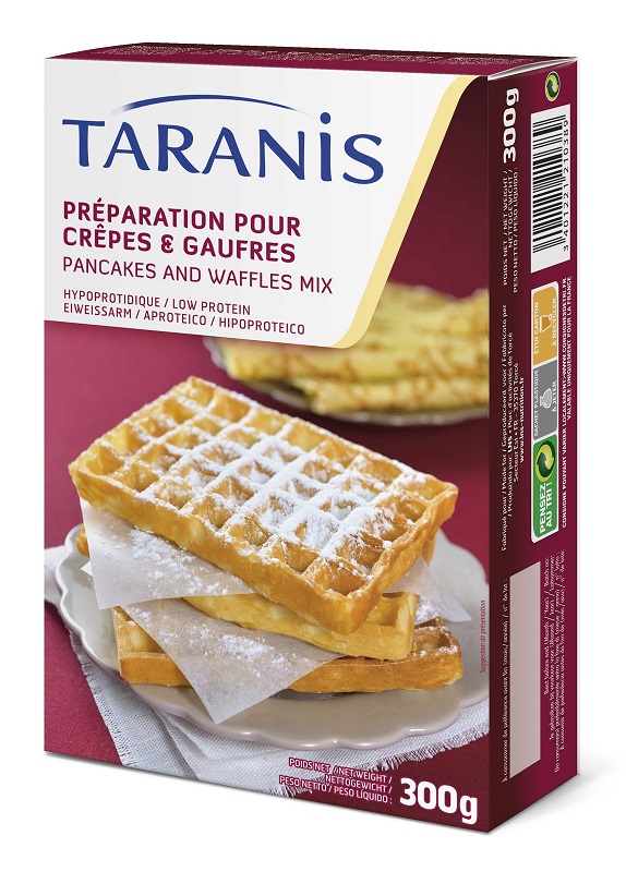 TARANIS PREPARATO PER CREPES E WAFFLES 300 G - Farmacia-flash.it