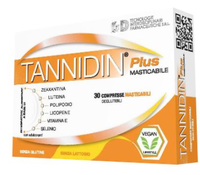 TANNIDIN PLUS 30 COMPRESSE MASTICABILI - Farmacia-flash.it