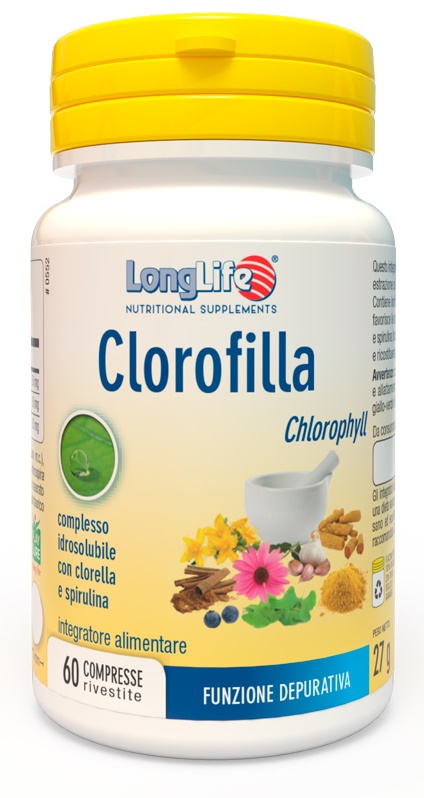 LONGLIFE CLOROFILLA 60 COMPRESSE - Farmacia-flash.it
