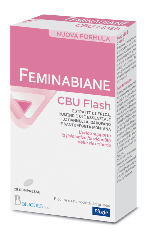FEMINABIANE CBU FLASH 20 COMPRESSE NUOVA FORMULA - Farmacia-flash.it