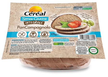 CEREAL SENZA GLUTINE INTEGRALE PAN CAMPAGNOLO 175 G - Farmacia-flash.it