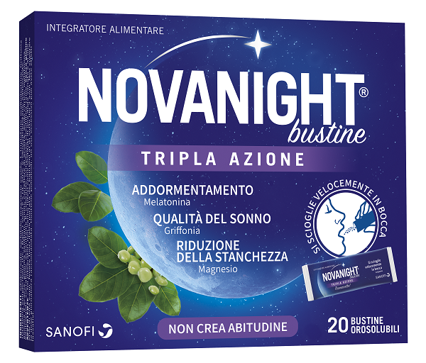 NOVANIGHT 20 BUSTINE TRIPLA AZIONE - Farmacia-flash.it