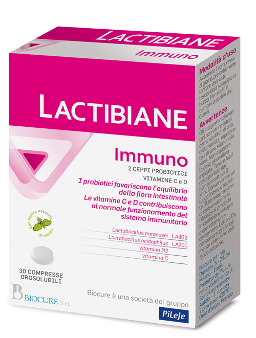 LACTIBIANE IMMUNO 30 COMPRESSE - Farmacia-flash.it