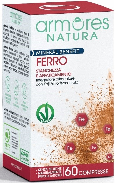 ARMORES MINERAL BENEFIT FERRO 60 COMPRESSE - Farmacia-flash.it