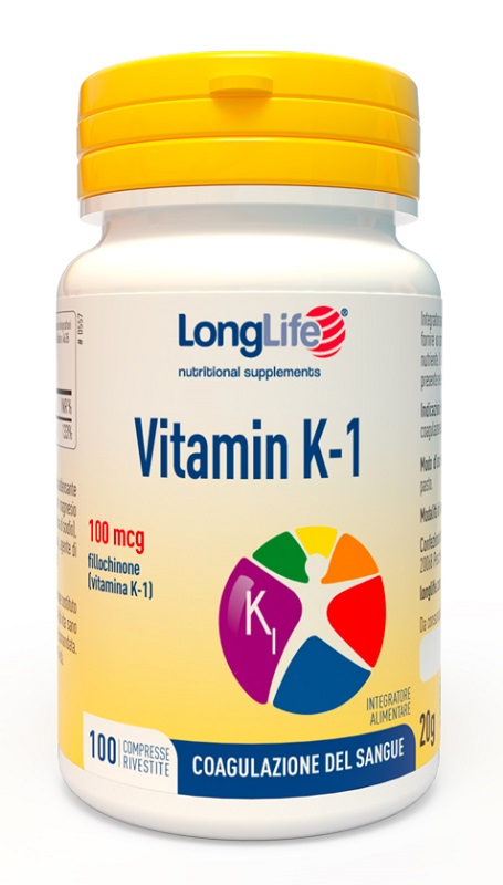 LONGLIFE VITAMIN K 100MCG 100 COMPRESSE - Farmacia-flash.it