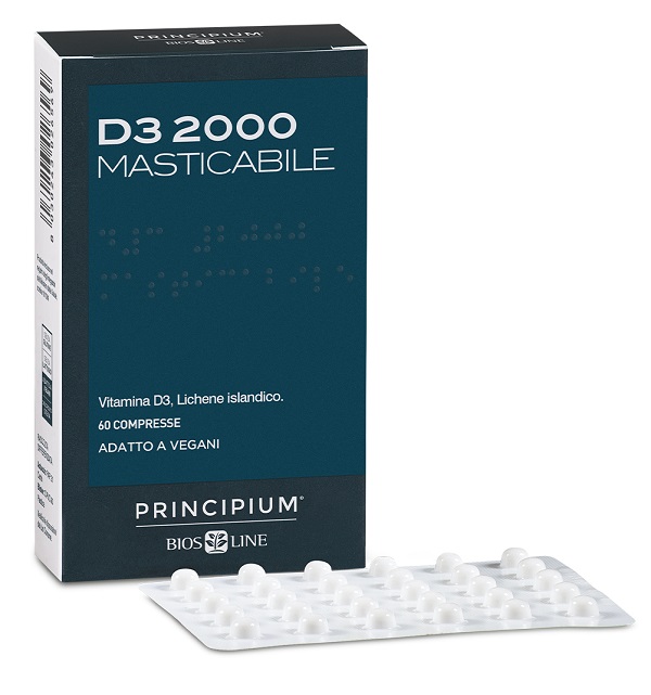 PRINCIPIUM D3 2000 VEGETALE 60 COMPRESSE - Farmacia-flash.it