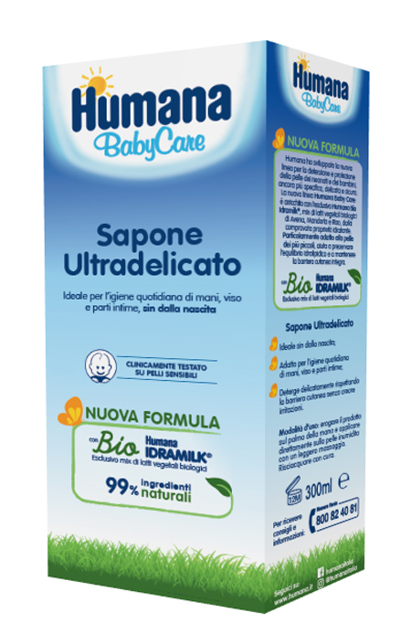 HUMANA BABY CARE SAPONE LIQUIDO 300 ML - Farmacia-flash.it