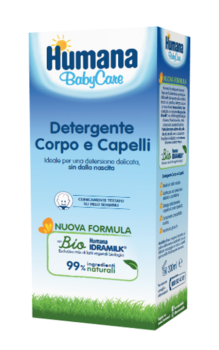 HUMANA BABY CARE DETERGENTE CORPO&CAPELLI 300 ML - Farmacia-flash.it