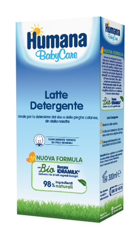 HUMANA BABY CARE LATTE DETERGENTE 300 ML - Farmacia-flash.it
