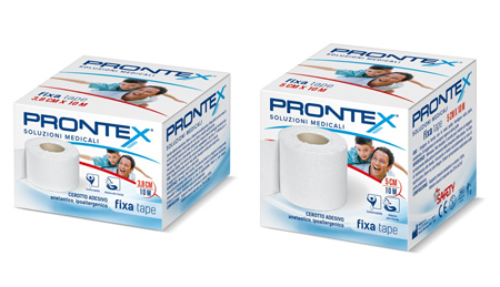 BENDA IN COTONE PRONTEX FIXA TAPE M 10 X 3,8 CM BIANCO - Farmacia-flash.it