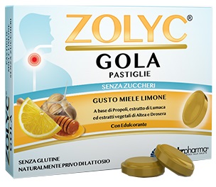 ZOLYC GOLA MIELE/LIMONE SENZA ZUCCHERI 36 PASTIGLIE - Farmacia-flash.it