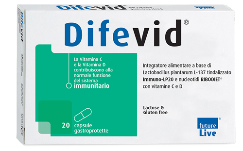 DIFEVID 20 CAPSULE GASTROPROTETTE - Farmacia-flash.it