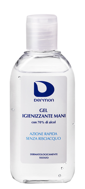 DERMON GEL IGIENIZZANTE MANI 100 ML 70% ALCOOL - Farmacia-flash.it