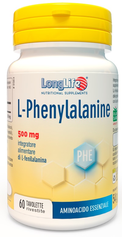 LONGLIFE L-PHENYLALANINE 500 MG 60 TAVOLETTE - Farmacia-flash.it