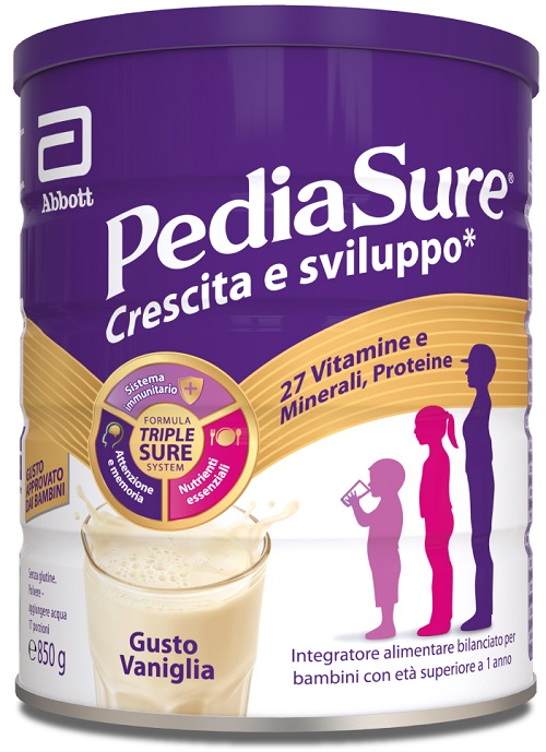 PEDIASURE CRESCITA&SVILUPPO RINFORZA VANIGLIA 850 G - Farmacia-flash.it