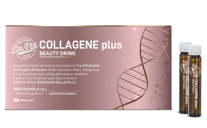 DR VITI COLLAGENE BEAUTY DRINK PLUS 250 ML - Farmacia-flash.it