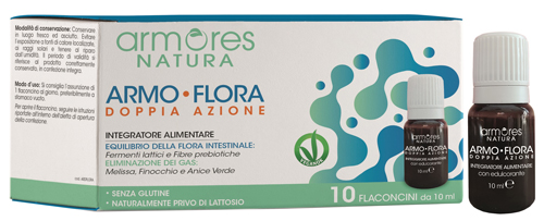 ARMORES ARMO FLORA DOPPIA AZIONE 10 FLACONCINI DA 10 ML - Farmacia-flash.it