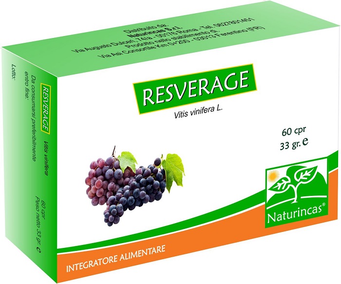 RESVERAGE NATURINCAS 60 CAPSULE - Farmacia-flash.it