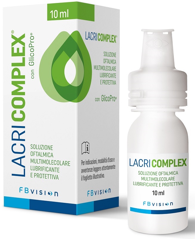 LACRICOMPLEX SOLUZIONE OFTALMICA MULTIMOLECOLARE LUBRIFICANTE PROTETTIVA 10 ML - Farmacia-flash.it