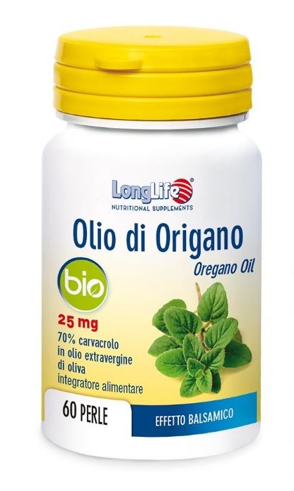 LONGLIFE OLIO ORIGANO BIO 60 PERLE - Farmacia-flash.it