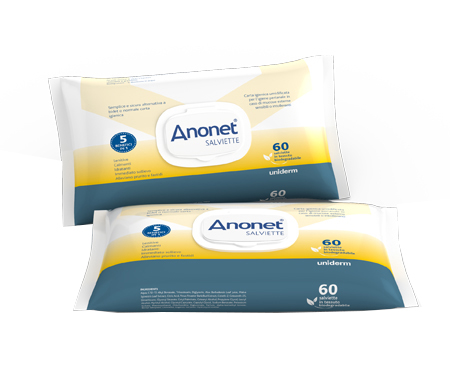 ANONET SALVIETTE 60 PEZZI - Farmacia-flash.it