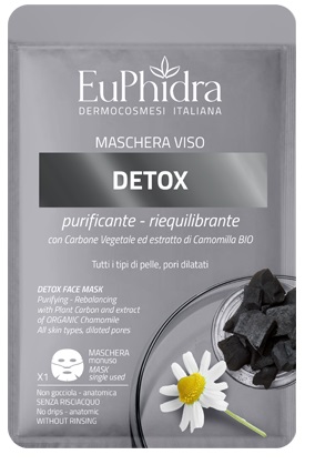 EUPHIDRA MASCHERA VISO DETOX 1 PEZZO - Farmacia-flash.it
