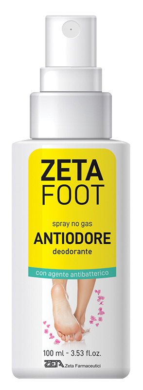 ZETAFOOT SPRAY ANTIODORE 100 ML - Farmacia-flash.it