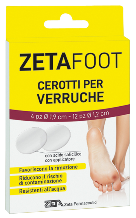 ZETAFOOT CEROTTO VERRUCHE ASSORTITE 16 PEZZI - Farmacia-flash.it