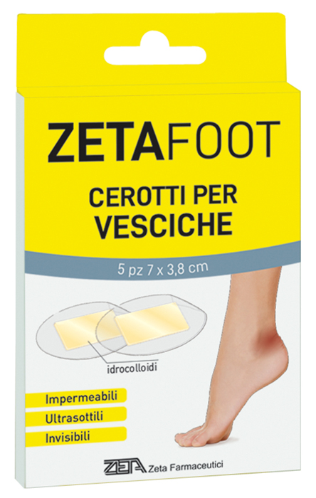 ZETAFOOT CEROTTO IDROCOLLOIDALE VESCICHE SP 5 PEZZI - Farmacia-flash.it