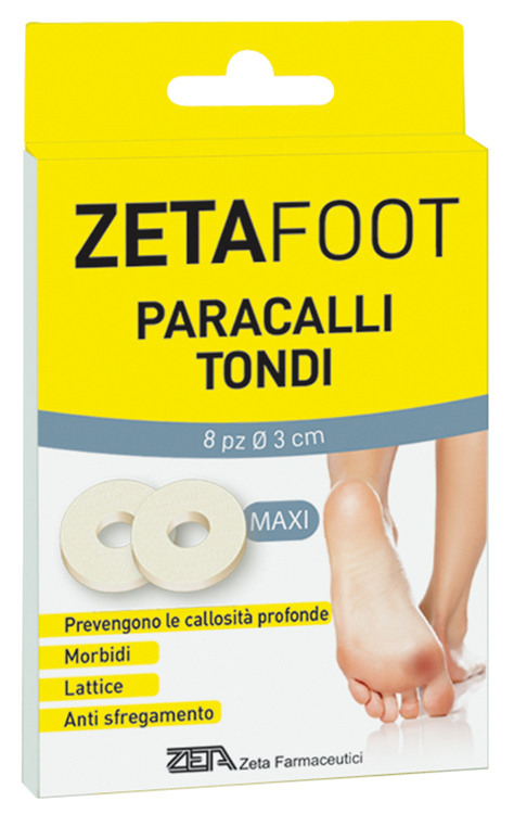 ZETAFOOT PARACALLO GRANDE TONDO LATTICE 8 PEZZI - Farmacia-flash.it