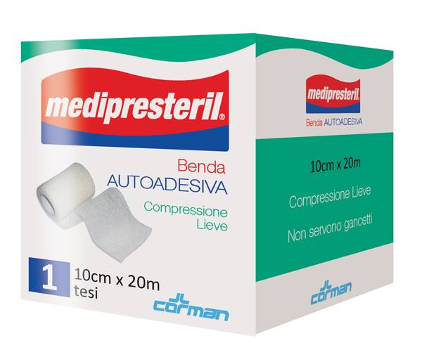 MEDIPRESTERIL BENDA AUTOADESIVA 10X2000 CM 1 PEZZO - Farmacia-flash.it