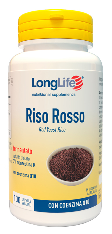 LONGLIFE RISO ROSSO 100 CAPSULE VEGETALI - Farmacia-flash.it