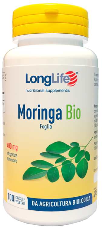 LONGLIFE MORINGA BIO 100 CAPSULE VEGETALI - Farmacia-flash.it