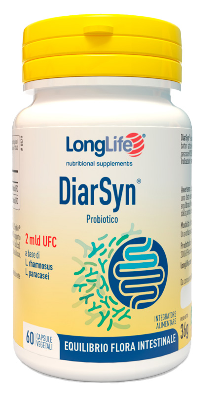 LONGLIFE DIARSYN 60 CAPSULE VEGETALI GASTROPROTETTE - Farmacia-flash.it