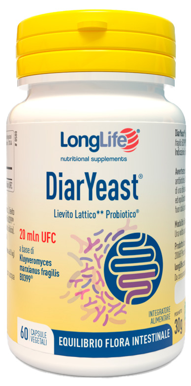 LONGLIFE DIARYEAST 60 CAPSULE VEGETALI - Farmacia-flash.it