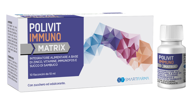 POLIVIT IMMUNO MATRIX 10 FLACONCINI DA 10 ML - Farmacia-flash.it