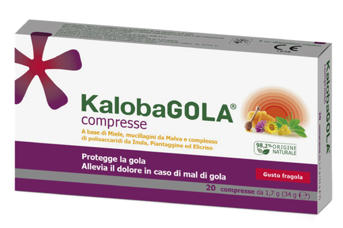 KALOBAGOLA 20 COMPRESSE FRAGOLA - Farmacia-flash.it